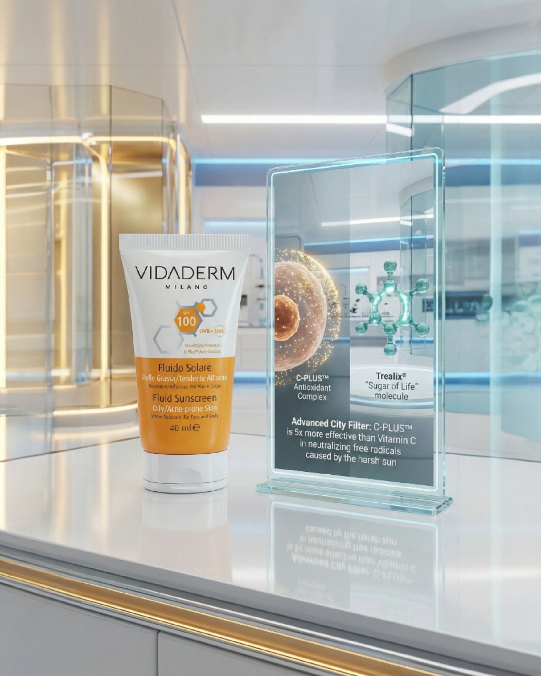 Vidaderm SPF100 Sunscreen | Ultra-High Protection for Oily & Sensitive Skin
