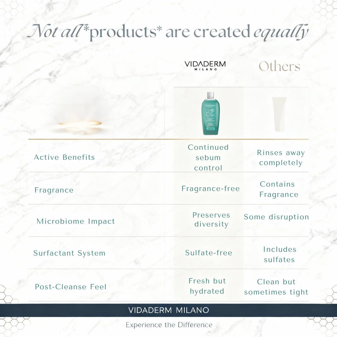 Vidaderm Clarifying Foaming Gel | Oil-Control Cleanser for Acne-Prone Skin