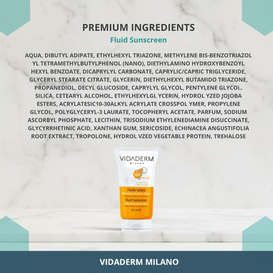 Vidaderm SPF100 Sunscreen | Ultra-High Protection for Oily & Sensitive Skin