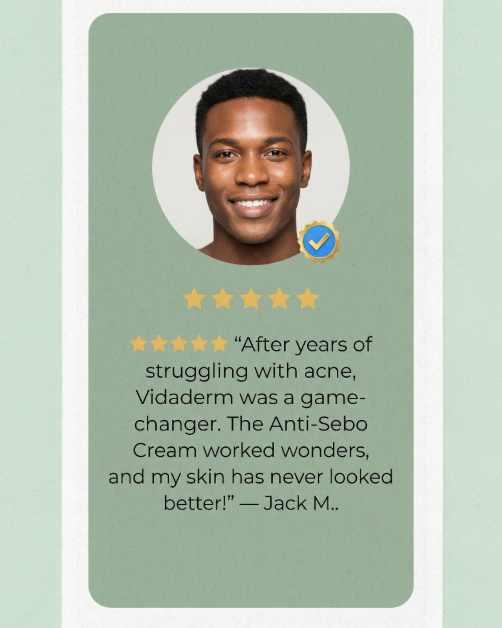 Vidaderm Anti-Sebo Treatment Cream | Reduce Oil by 34% in 14 Days