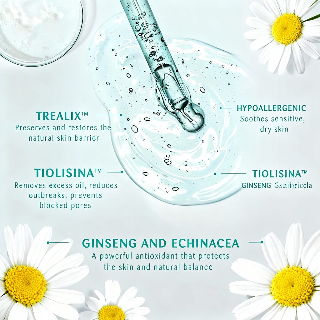 Vidaderm Clarifying Foaming Gel | Oil-Control Cleanser for Acne-Prone Skin
