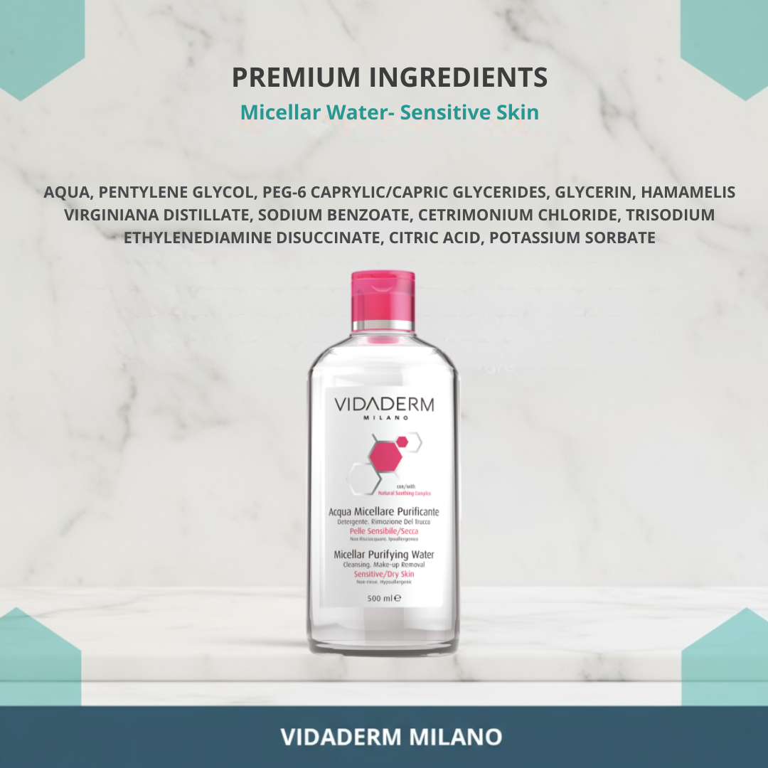 VIDADERM Micellar Water: Sensitive Skin