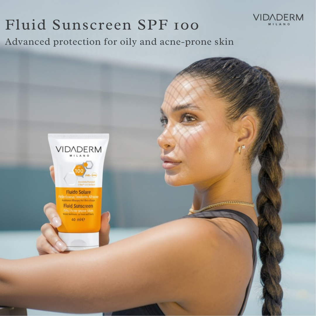 Vidaderm SPF100 Sunscreen | Ultra-High Protection for Oily & Sensitive Skin
