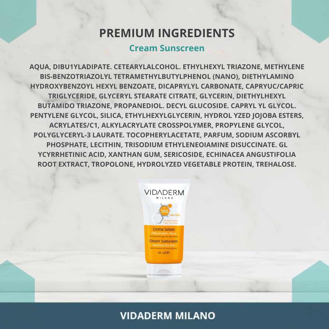 VIDADERM SPF 100 Cream Sunscreen