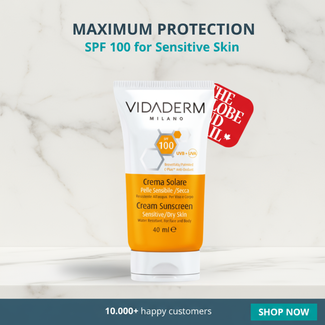 VIDADERM كريم واقي شمس مع حماية 100 اس بي اف 