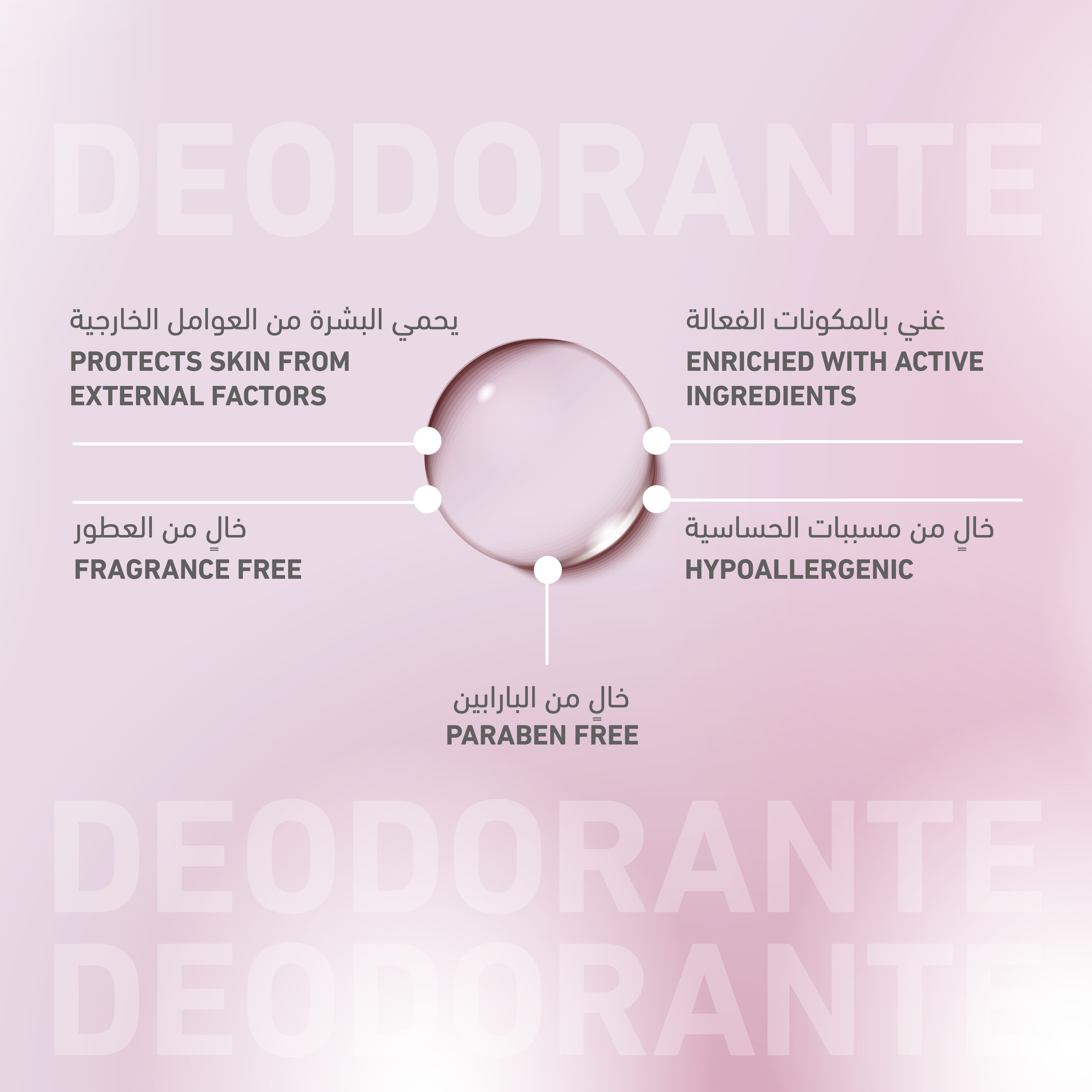 VIDADERM مزيل العرق رول أون للبشرة الحساسة 