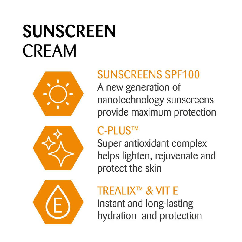 SPF 100 Cream Sunscreen - Face & Body (40ml)